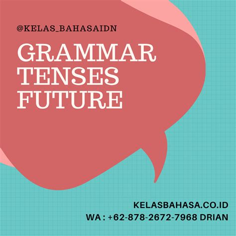 Grammar Bahasa Inggris Tenses Future Kelas Bahasa