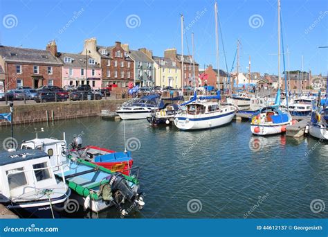 Arbroath Harbour Panorama Editorial Photo | CartoonDealer.com #75629387