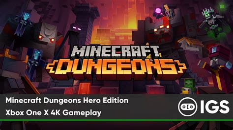 Minecraft Dungeons Hero Edition Xbox One X K Gameplay Youtube