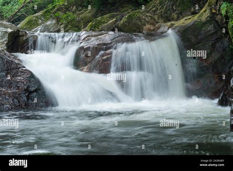 The waterfall in Pozo Azul, Minca Santa Marta Stock Photo - Alamy