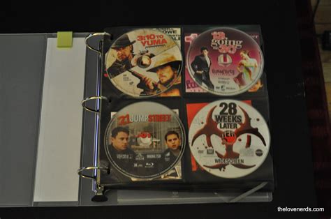 How to Save Space by using a DVD Binder Organization System - The Love ...