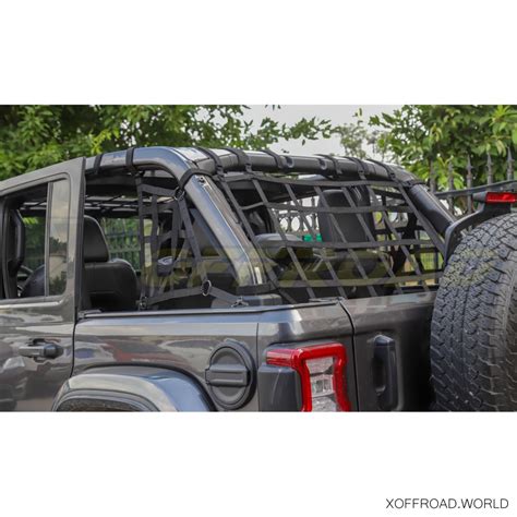 Red De Barra Antivuelco X Puertas Negro Jeep Wrangler Jl Xora