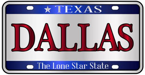 Texas License Plate Vector Images (over 130)