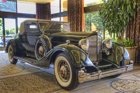 Обои 1934 Packard Twelve 1107 Coupe Roadster Автомобили Выставки и