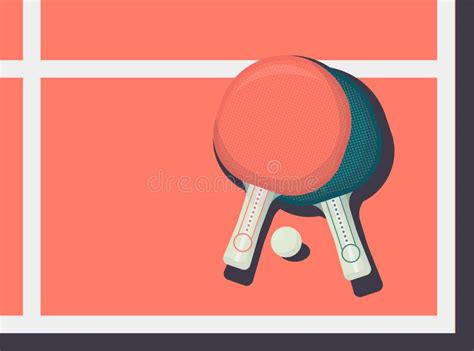 Two Flat Ping Pong Rackets With Ball Table Tennis Sport Equipment