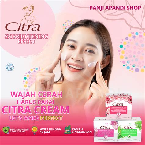 Jual Citra Pearly Glow Face Cream Uv Face Moisturizer G Citra