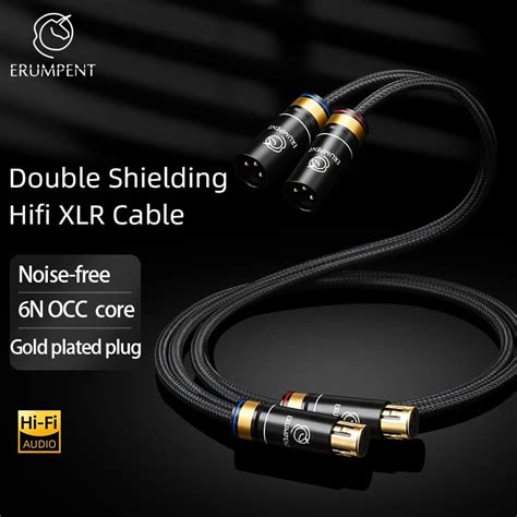 Erumpent Hifi Xlr Audio Cable Hi End N Occ Xlr Male To Female