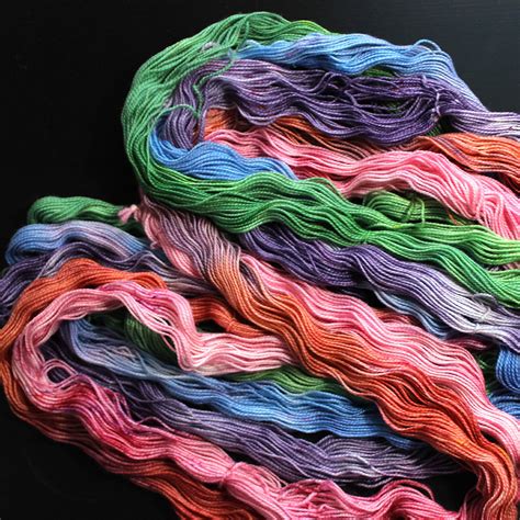 Set Of Hand Dyed Mini Sock Skeins Nature Walk Superwash Etsy