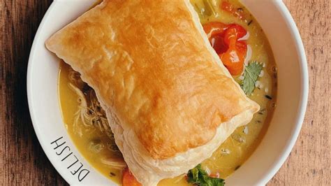 This Curry Chicken Pot Pie Is The Perfect Dish To Bundle Up And Eat At Home Good Morning America