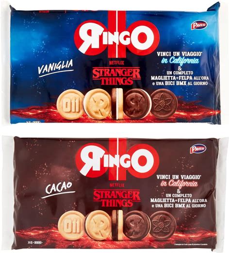 Ringo Mix Biscotti Al Cacao E Alla Vaniglia Stranger Things Edition