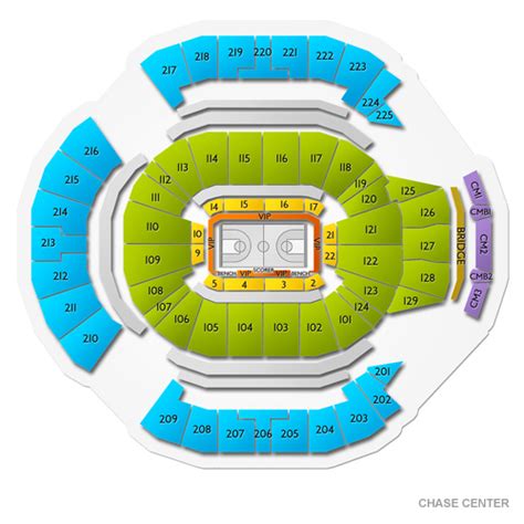 Chase Center Seating Chart