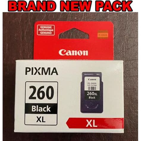 Canon Pg 260xl Black Ink Cartridge For Canon Pixma Ts5320 Ts6420