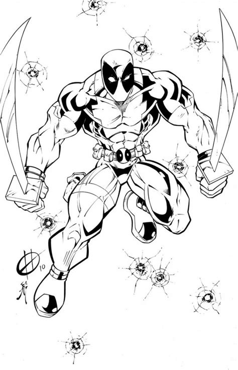 Free Printable Deadpool Coloring Pages For Kids