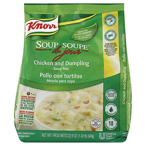 Knorr Chicken Dumpling Soup Mix Case Oz Each