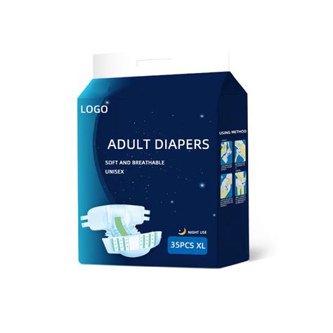 Unisex Ultra Thick Disposable Quick Dry Fluff Pulp Nappies Adult