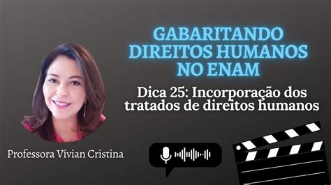 Incorpora O Dos Tratados De Direitos Humanos Direitos Humanos Enam