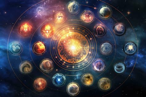 Ai Generated Zodiac Signs In Space Elements Of This Image Furnished By