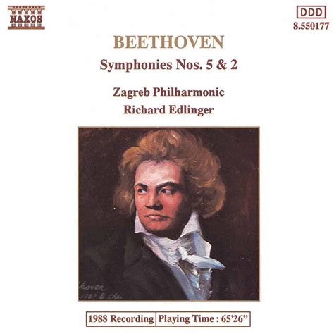 Zagreb Philharmonic Orchestra Beethoven Symphonies Nos 5 And 2 CD