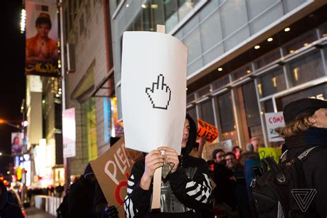 Photos From Inside The Protect Net Neutrality Protests The Verge