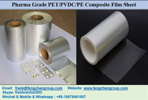 Pharma Grade Pet Pvdc Pe Composite Film Sheet Manufacturers And