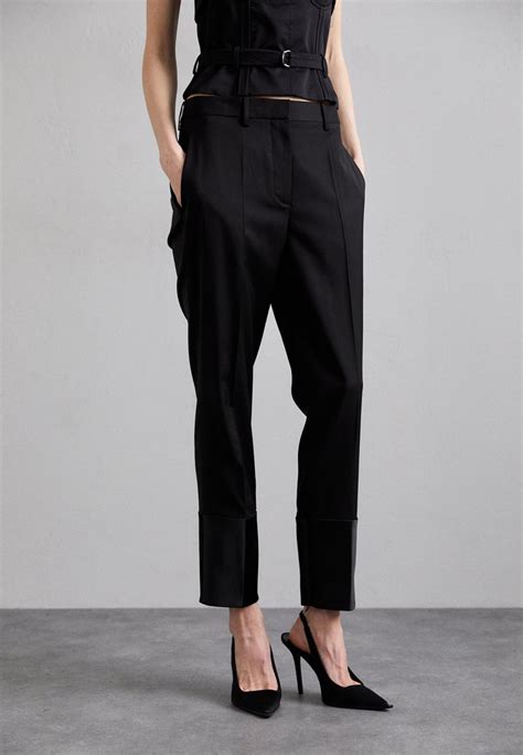 Helmut Lang Cropped Pantalon Classique Blacknoir Zalandofr