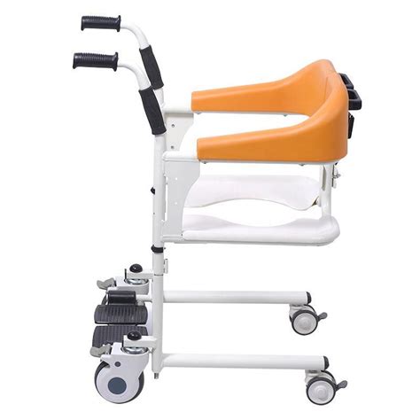 New Product Electric Patient Transfer Lift Commode Toilet Bath Chair With Wheels For Disable