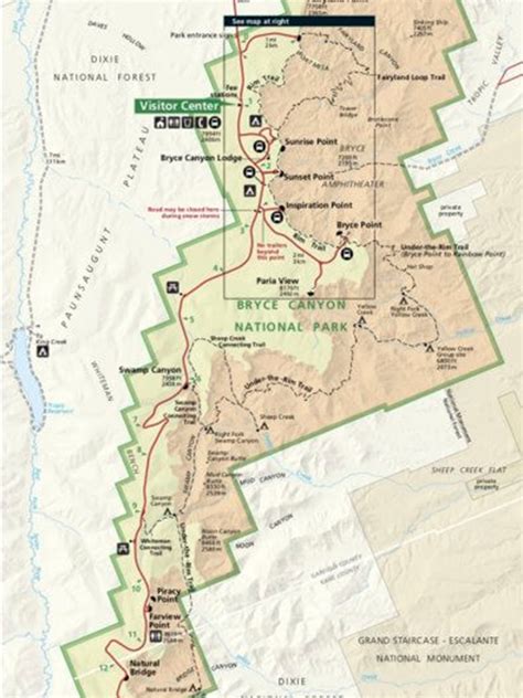 Bryce National Park Map Black Sea Map