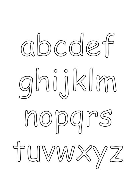 Coloriage Et Impression De L Alphabet Minuscule Gratuitement