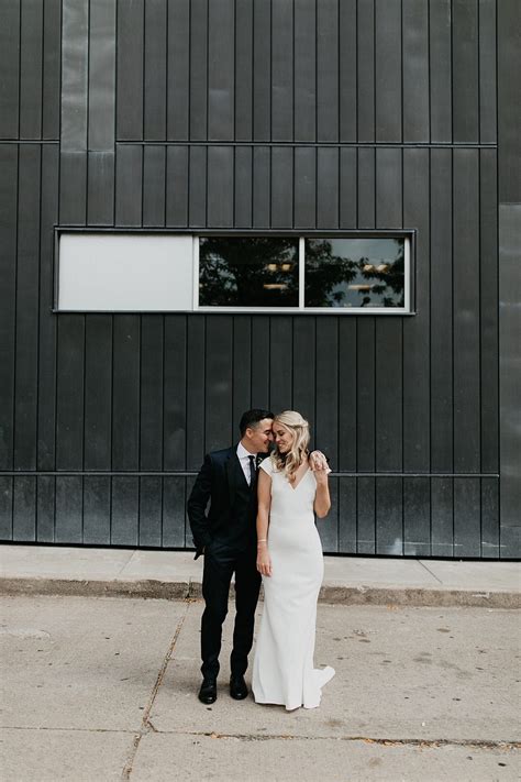 Sleek Industrial Wedding With Surprise Details Burgh Brides