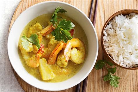 Curried Prawns With Pineapple And Rice Recipe - Taste.com.au