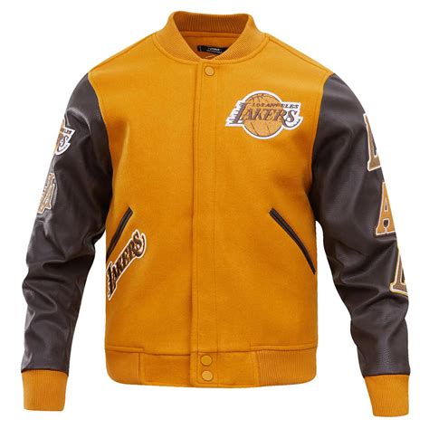 Full Zip Classic Los Angeles Lakers Varsity Jacket Jackets Masters