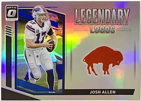 Josh Allen 2021 Panini Donruss Optic Football Buffalo Bills Legendary