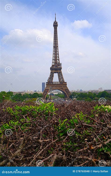 Eiffel Tower La Tour Eiffel Paris France Stock Photo Image Of