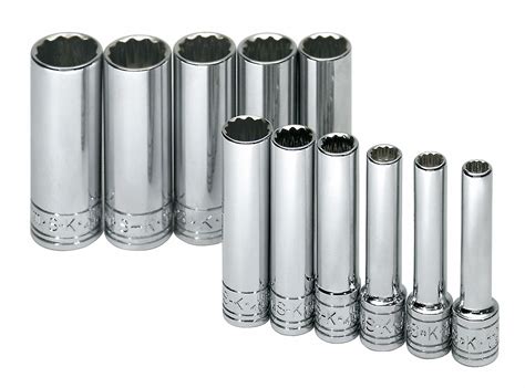 Sk Professional Tools Drive Metric Chrome Socket Set Number Of