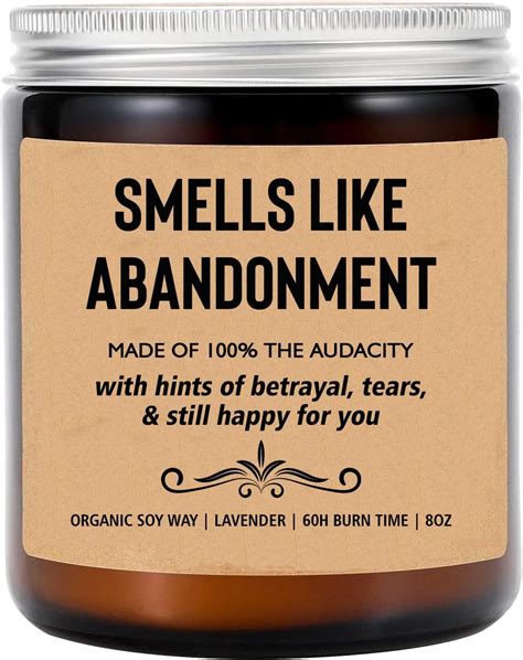 Amazon Smells Like Abandonment Coworker Leaving Candle Funny