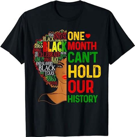 One Month Cant Hold Our History African Black History 2024 T Shirt