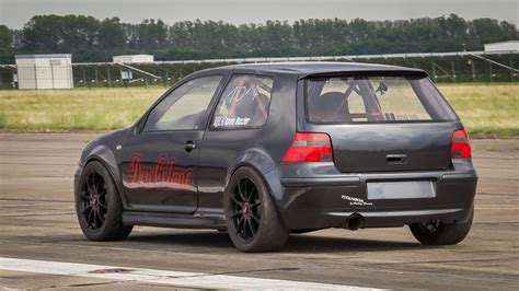 1150hp Vw Golf Mk4 R32 Turbo 0 300kmh Acceleration 12 Mile Drag Race Don Octane Youtube