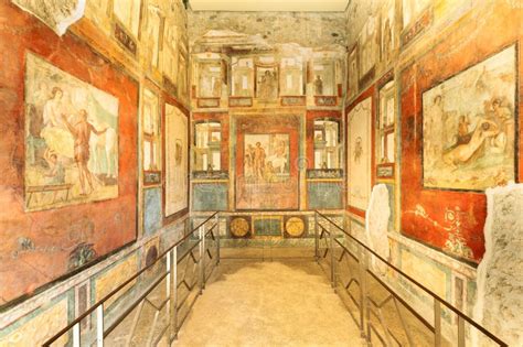 The House Of The Vettii Is A House Located In The Roman Town Pompeii