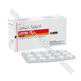 Listril Mg Pill Hypertension Management Safety Price