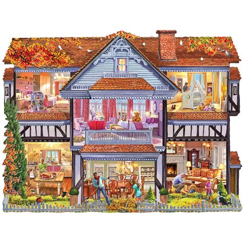 Autumn Country House 1000 Piece Jigsaw Puzzle Spilsbury