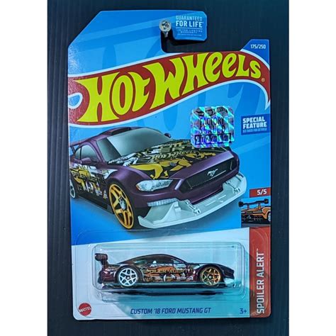 Hot Wheels Custom Ford Mustang Gt Factory Sealed Shopee Malaysia