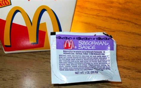 McDonald's Szechuan Sauce - SAUCE RANK