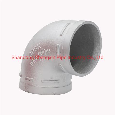 Ductile Iron Grooved Fittings Elbow Deg Fm Ul And Ce China