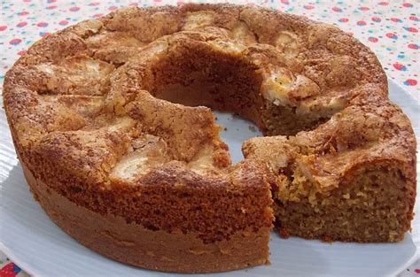 Bolo de aveia maçã Receitas Para Todos os Gostos