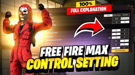 Free Fire Max Control Setting Free Fire Pro Player