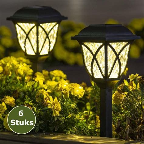 Relaxreus Solar Led Tuinverlichting Set Van Stuks Warm Wit