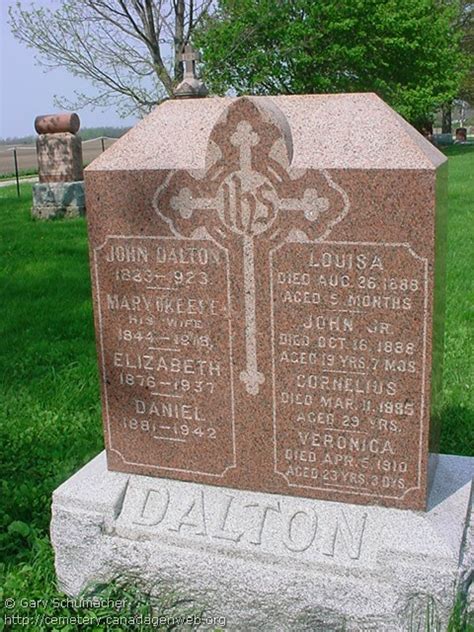 Cornelius Dalton 1865 1895 Find A Grave Memorial