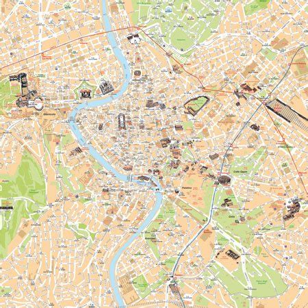 Mappa Di Roma Pdf Vettoriale E Tiff Da Stampare Edimap