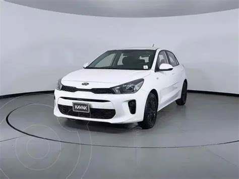 Kia Rio Hatchback Lx Aut Usado Color Blanco Precio