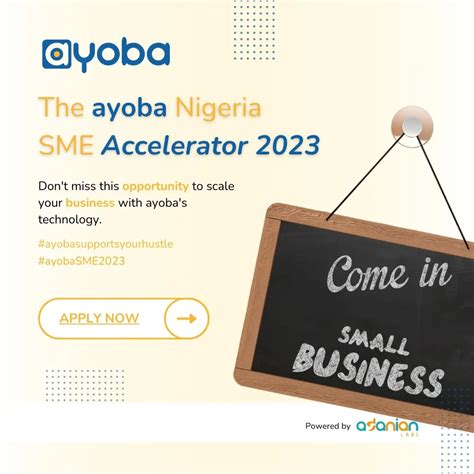 Call For Applications Ayoba Nigeria Sme Accelerator Program 2023